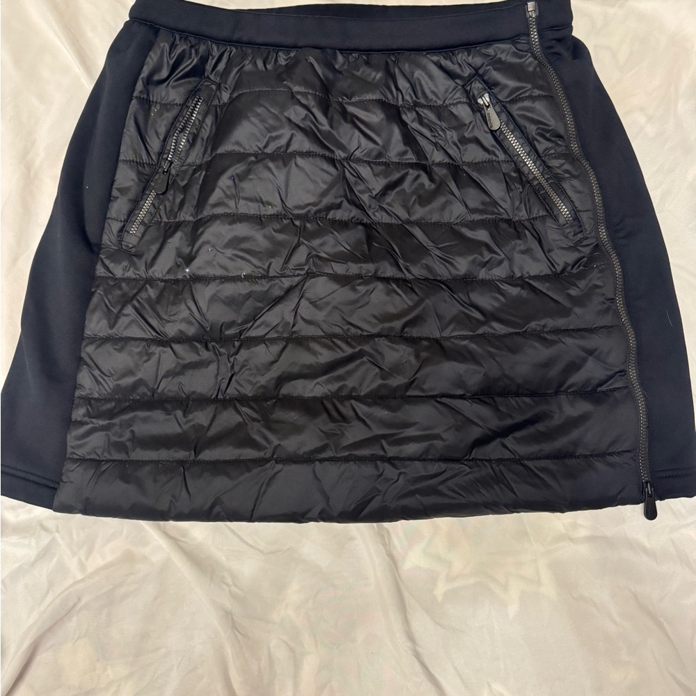 Black Quilted Women's Skirt